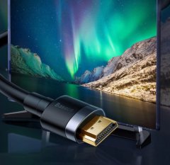 Baseus Cafule HDMI / HDMI 2.0 kabel 4K 60 Hz 3D 18 Gbps 3 m (crni)
