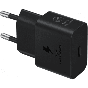 ORG Novi originalni Samsung 25W USB-C T2510 zidni punjač crne boje