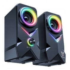 Onikuma L2 2.0 Bluetooth USB računalni zvučnici s RGB pozadinskim osvjetljenjem 10W