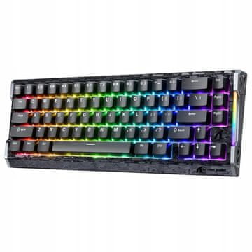 Attack Shark R68 HE Carbon Fiber Rapid Black 8000Hz magnetska tipkovnica