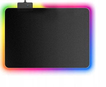 PODLOGA ZA GAMERSKI MIŠ RGB GAMERS 35X25cm Crna XXL