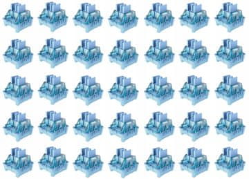 Attack Shark Jelly Blue Switch Clicky 35pcs mehanički prekidač za tipkovnicu
