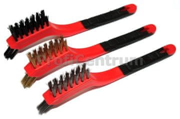 YATO ŽIČANE ČETKE ČETKA ČELIK MESING NAJLON 3 kom. 180mm