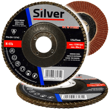 Silver BRUŠNA PLATNA DISKA P100x125mm ZA BRUŠENJE LAMPICA