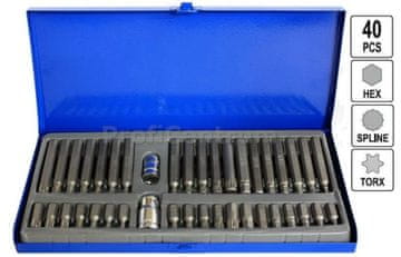Silver SET BITOVA HEX TORX PLIN XZN 40 KOM