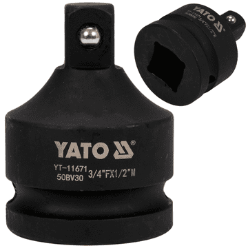 YATO SMANJENJE UDARACA s 3/4' na 1/2' CR-Mo, čvrsto