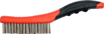 YATO Žičana četka, žica od nehrđajućeg čelika, 4 reda, 260 mm, puna,