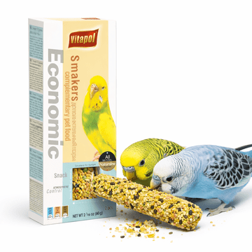 Vitapol Smakers ECONOMIC za papigice 2 kom. 90 g - Ručno rađeni štapić s cvjetnim peludom