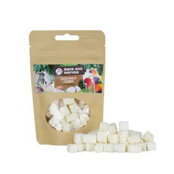 Natrag Zoo Nature - Sušene kockice kokosa za papige 50 g