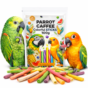 PARROT CAFFEE - Šareni štapići - voćni štapići za sve papige 100g
