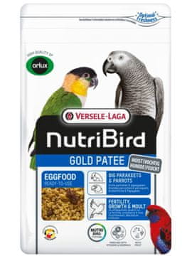 Versele Laga NutriBird Gold Patee Big Parakeets & Parrots 1kg - Hrana s jajima za srednje i velike papige