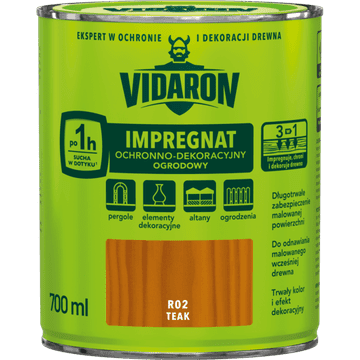 VIDARON VRTNA IMPREGNACIJA OD TIKOVINE R02 0,7 L