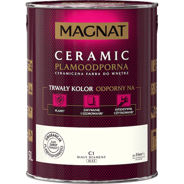 MAGNAT CERAMIC BOJA ZA KERAMIČKE ZIDOVE BIJELA DIJAMANT C1 5L