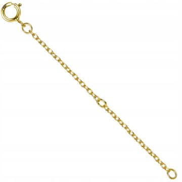 Produžetak za lančić narukvice, srebro pr S925 ZLATO 6 cm, univerzalni