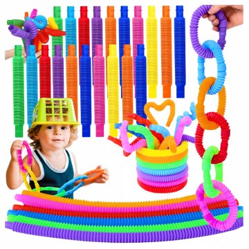 SENZORNE CIJEVI SET OD 20 KOMADA EDUKATIVNE CIJEVI POP XXL ZA DJECU