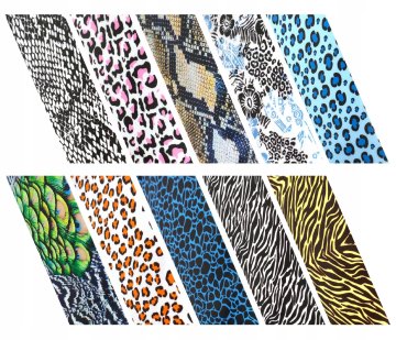 FOLIJA ZA TRANSFER 10cmx4cm SET 10 KOM PANTERA