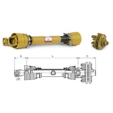 Priključno vratilo ax6sc 1026010-1446031 fi-35z6/fi-45z6