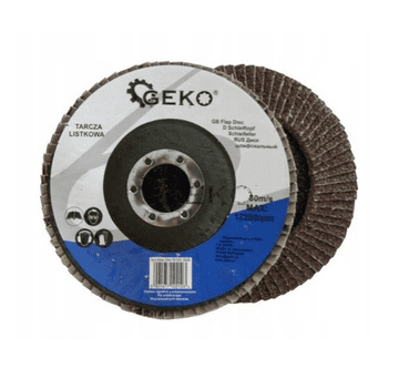 GEKO LAMPNI ABRAZIVNI DISK 125 mm P60 ZA DRVO, METAL, KAMEN