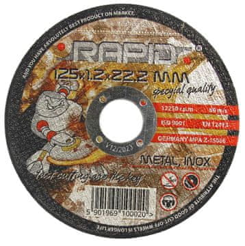 MAR-POL 125x1,2 mm RAPID ploča za rezanje čelika