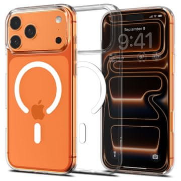 Spigen Spigen Liquid Crystal MagSafe maska za iPhone 17 Pro Max - Prozirna/Bijela