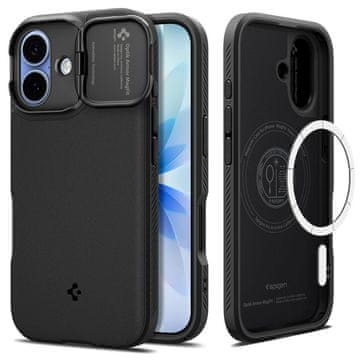 Spigen Spigen Optik Armor MagSafe maska za iPhone 17 - Crna