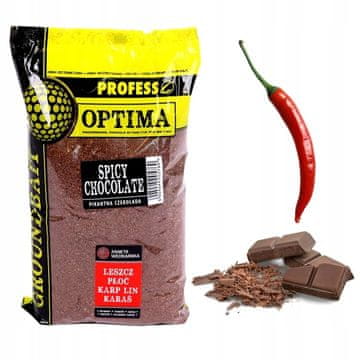 PROFESS Optima Fishing Groundbait 1 kg - LJUTA ČOKOLADA