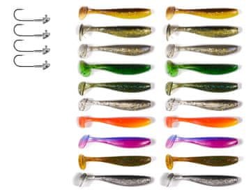 Fish Set od 24 spinning varalica poput KEITECH ZK7-008-20
