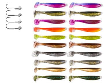 Fish Set od 24 spinning varalica poput KEITECH ZK7-010-20