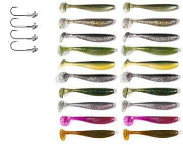 Fish Set od 24 spinning varalica poput KEITECH ZK7-012-20