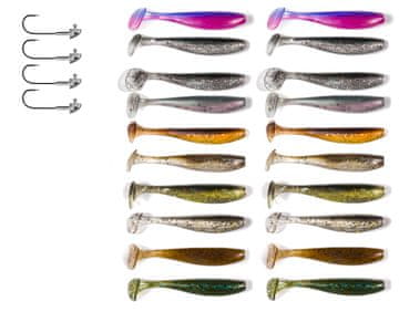 Fish Set od 24 spinning varalica poput KEITECH ZK7-013-20