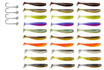 Fish Set od 24 spinning varalica poput KEITECH ZK7-003-30