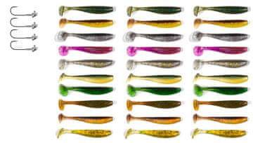Fish Set od 24 spinning varalica poput KEITECH ZK7-011-30