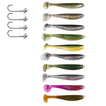 Fish Set od 24 spinning varalica poput KEITECH ZK7-012-10