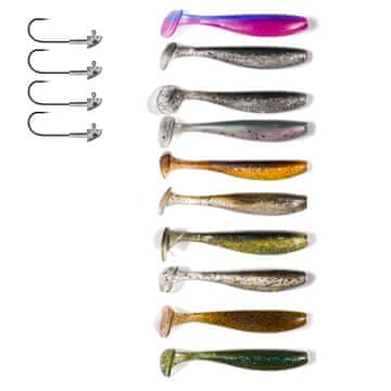 Fish Set od 24 spinning varalica poput KEITECH ZK7-013-10