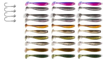 Fish Set od 24 spinning varalica poput KEITECH ZK7-013-30