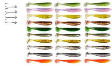 Fish Set od 24 spinning varalica poput KEITECH ZK7-019-30
