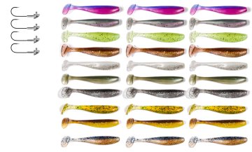 Fish Set od 24 spinning varalica poput KEITECH ZK7-020-30