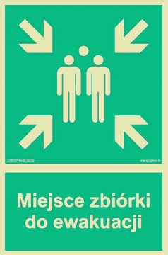 AF007 Mjesto okupljanja za evakuaciju AF007_100X150_P
