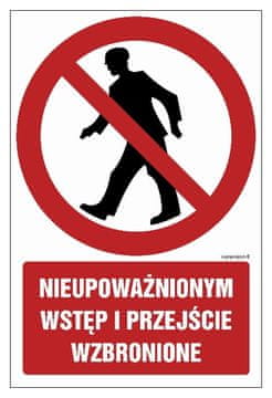 GC003 Neovlašteni ulaz i prolaz zabranjen