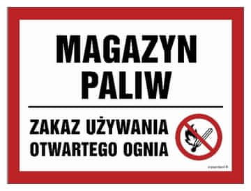 NB013 Skladištenje goriva. Zabranjena otvorena upotreba 300x