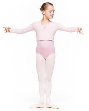 Arabesque LISE - baletni bolero za djecu, roza. Lise bolero, baletno donje rublje za ples, roza 98/104.
