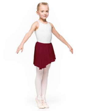 Arabesque SYLPHIDE - bordo plesna suknja za djecu Sylphide tunika bordo baletna plesna suknja 98/104