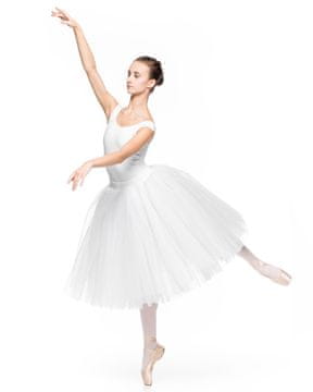 Arabesque Giselle - romantični plesni paket za žene, bijela. Giselle romantični plesni paket, baletna suknja, bijela, XS/S.