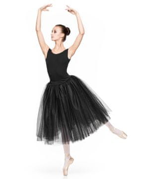 Arabesque Giselle - romantični plesni paket za žene, crni Giselle romantični plesni paket, baletna suknja, crni M/L