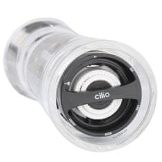 Cilio Mlinac za začine, plastični, promjer 5,5 x 14 cm, prozirni Genova /
