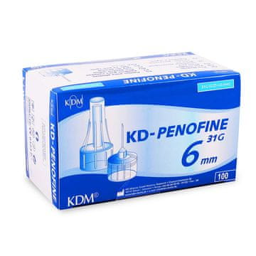 DM Igle za inzulinsku olovku 31G 6 mm x 0,25 mm KD-Penofine 100 kom
