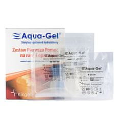 KIKGEL Sterilni Aqua-gel hidrogel zavoj, pribor za prvu pomoć za rane i opekline, 1 pakiranje