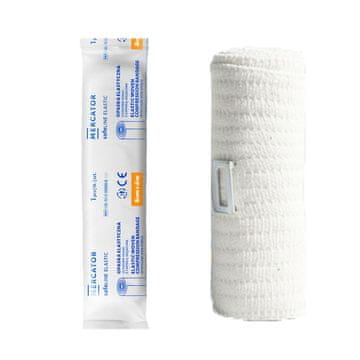 Elastični kompresijski zavoj s kopčom 8 cm x 4 m O-safeline Elastični nesterilni papir 1 kom