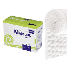 Matopat Elastični zavoj 10cm x 5m s kopčom, za višekratnu upotrebu Ideal 12 kom.