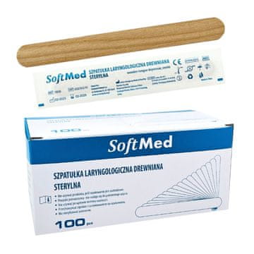Sterilna drvena ORL špatula 100 kom
